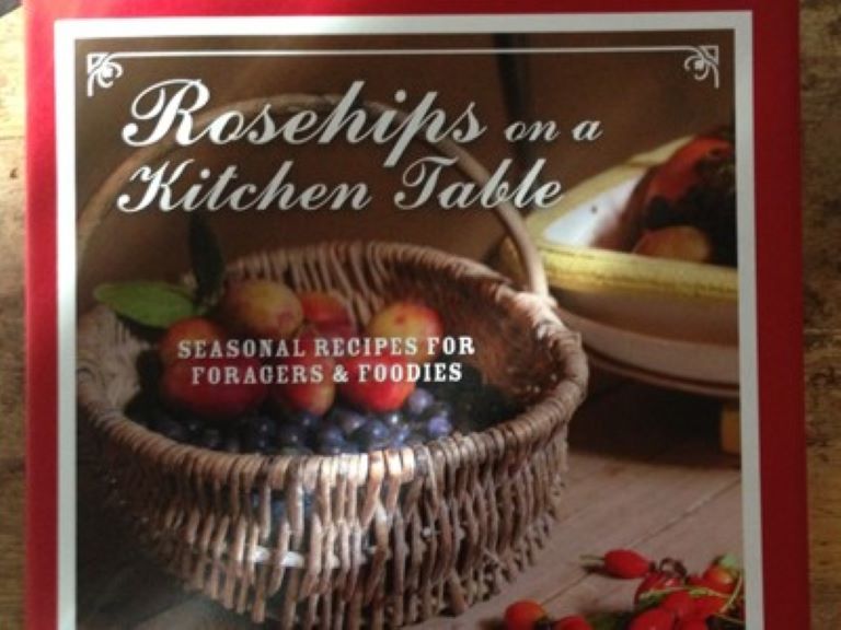 Rosehips on a kitchen Table