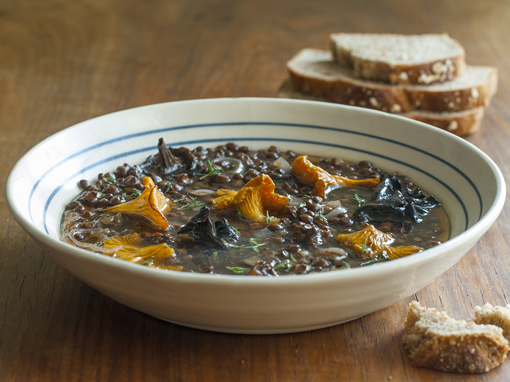Puy Lentil and Wild Mushroom Stew
