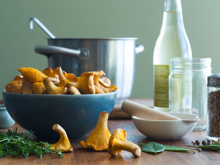 Pickled Chanterelles
