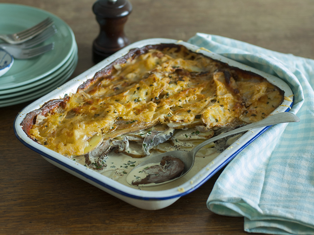 Field Mushroom Dauphinoise
