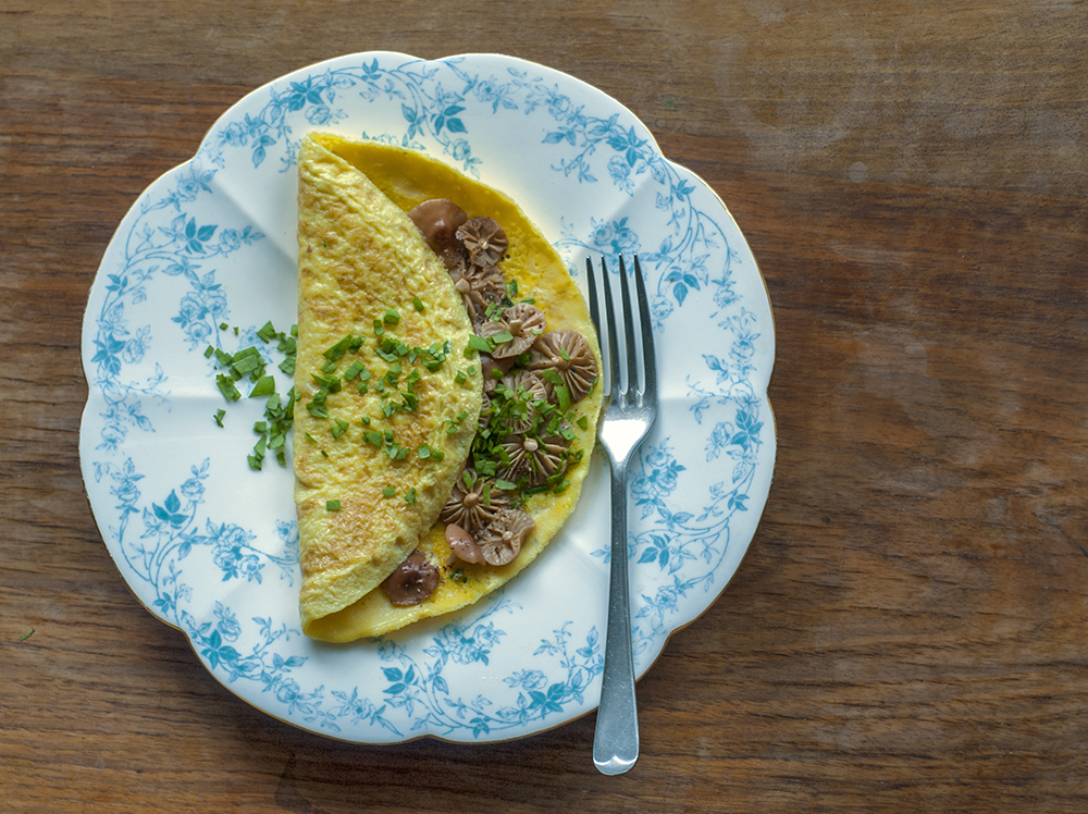 Herb Omelette with Champignons