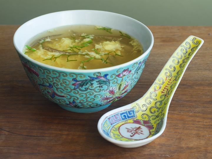 Egg Drop Soup With Wild Mushrooms And Three Cornered Leek egg-drop-soup-with-wild-mushrooms-and-three-cornered-leek